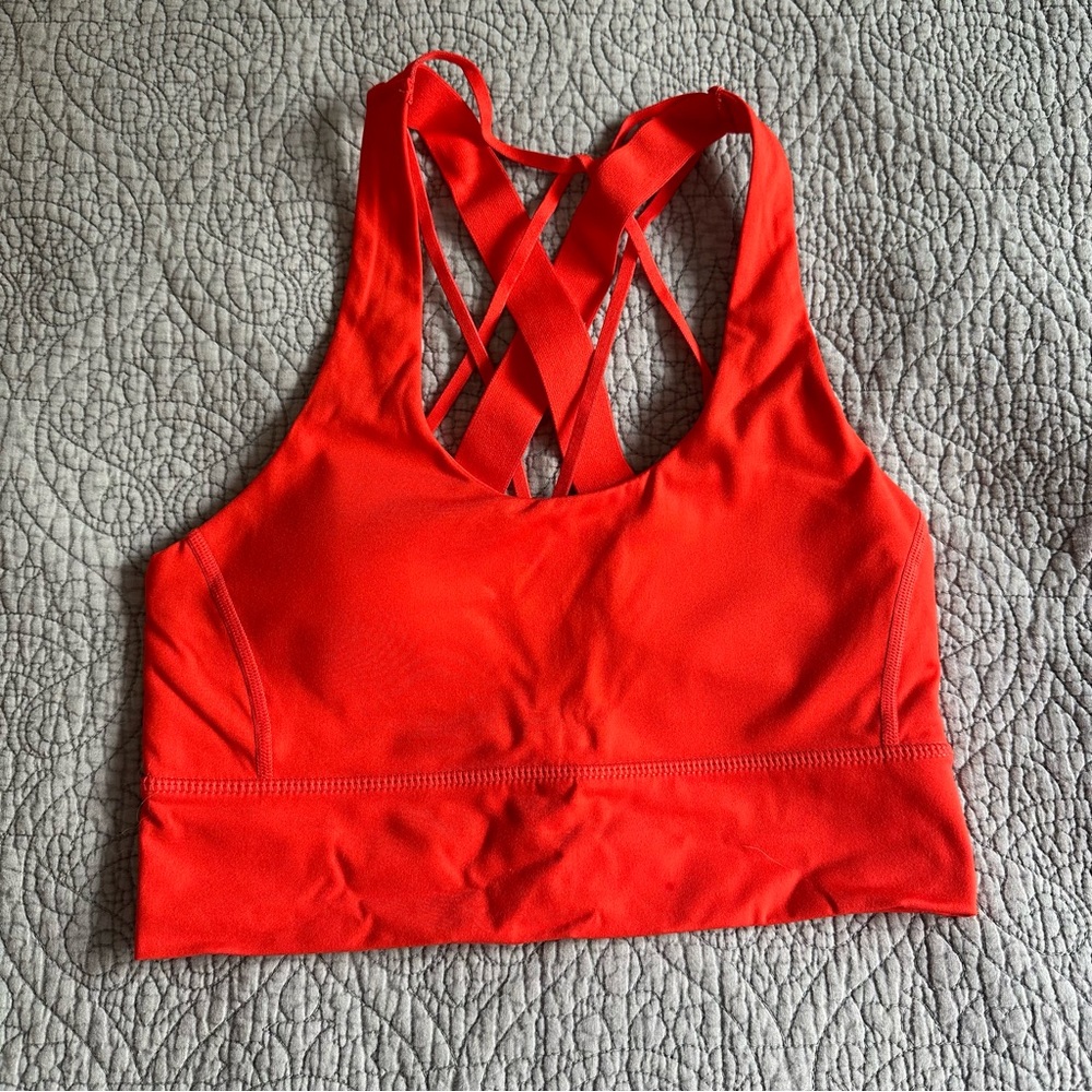 Balance Athletica Women's Vibrant Orange Sports Bra